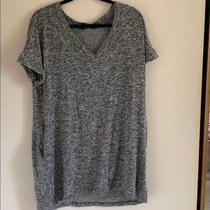 Lulus v neck super soft tshirt dress